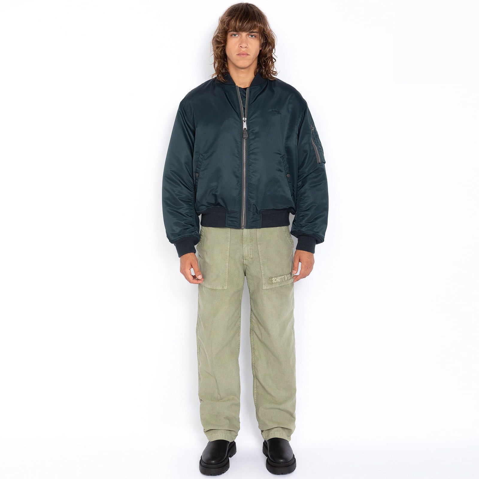 MA-1 90's Fit Bomber Jacket navy