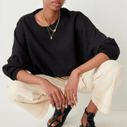 Chebbi Oversized Sweat black granite