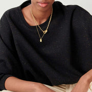 Chebbi Oversized Sweat black granite