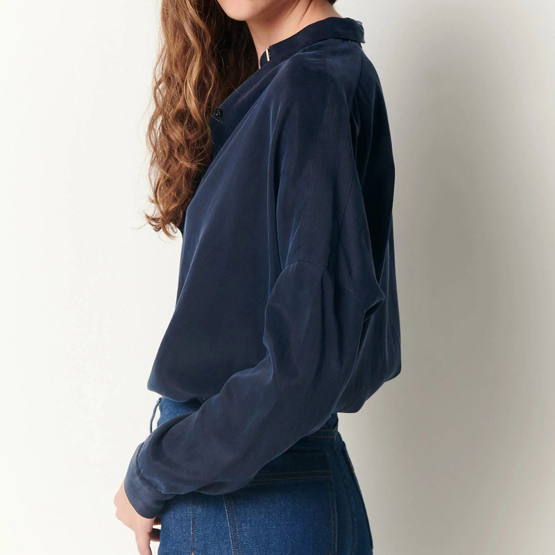 Lady D Blouse navy