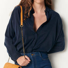 Lady D Blouse navy
