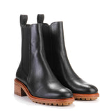 Pierce Leather Boots black