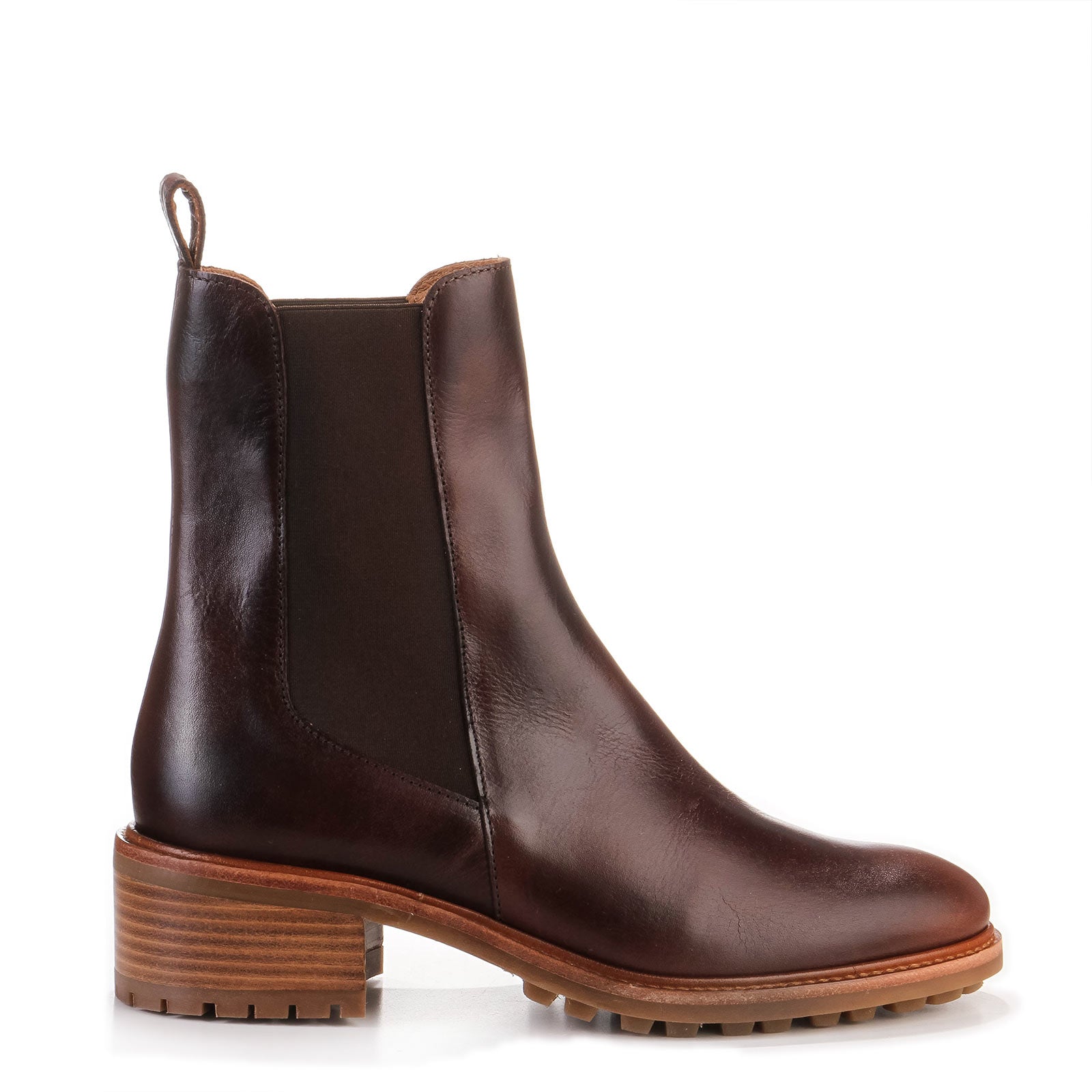 Pierce Leather Boots brownwhisky