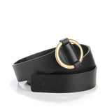 Tisao Leather Belt black