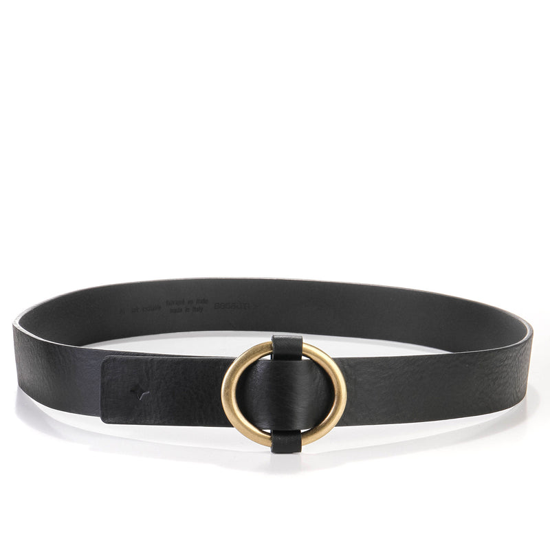 Tisao Leather Belt black