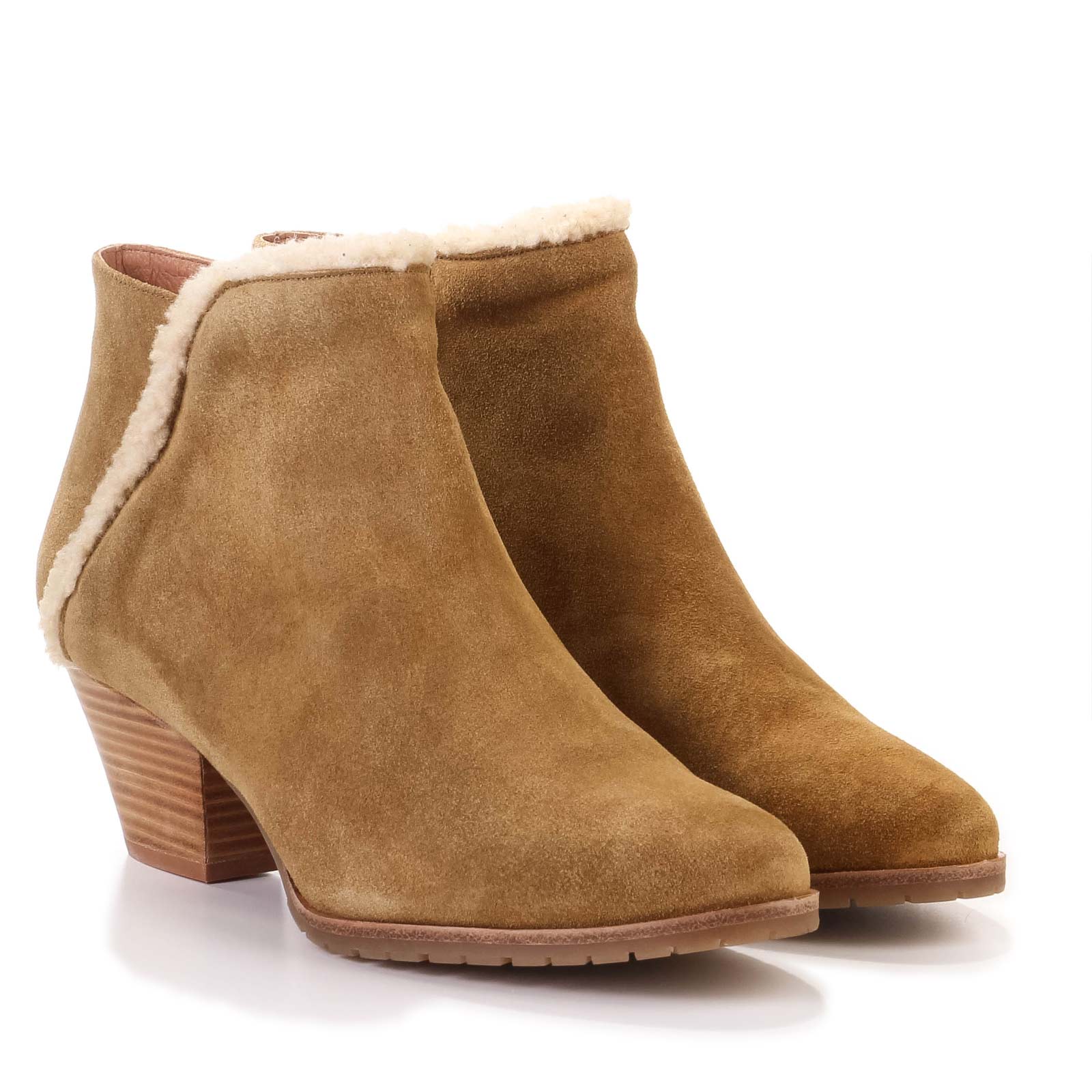 Salar Ankleboots gold suede