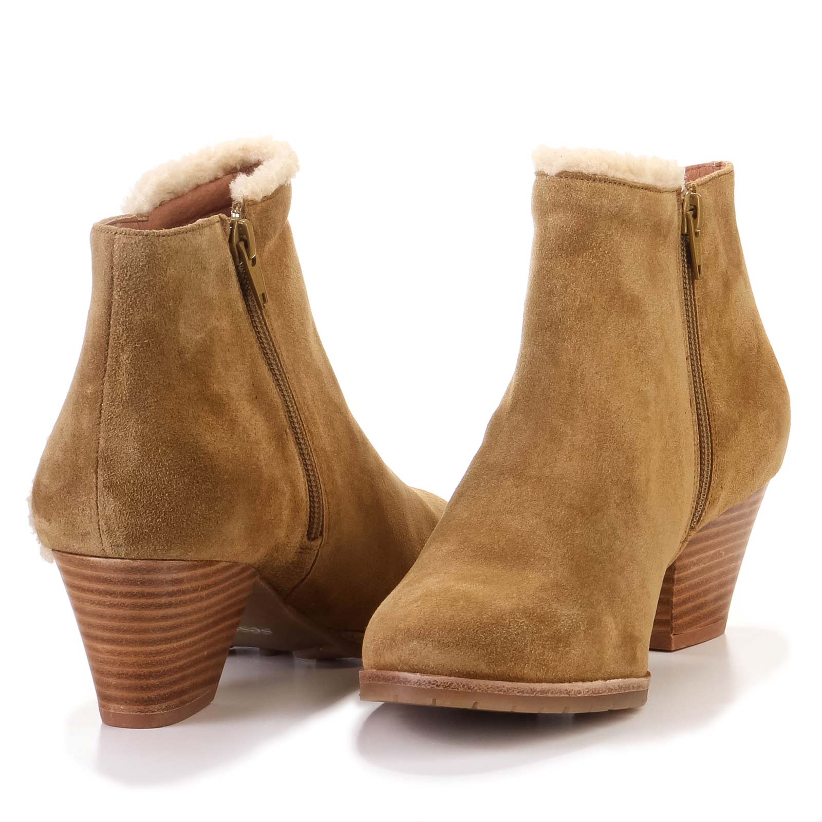 Salar Ankleboots gold suede