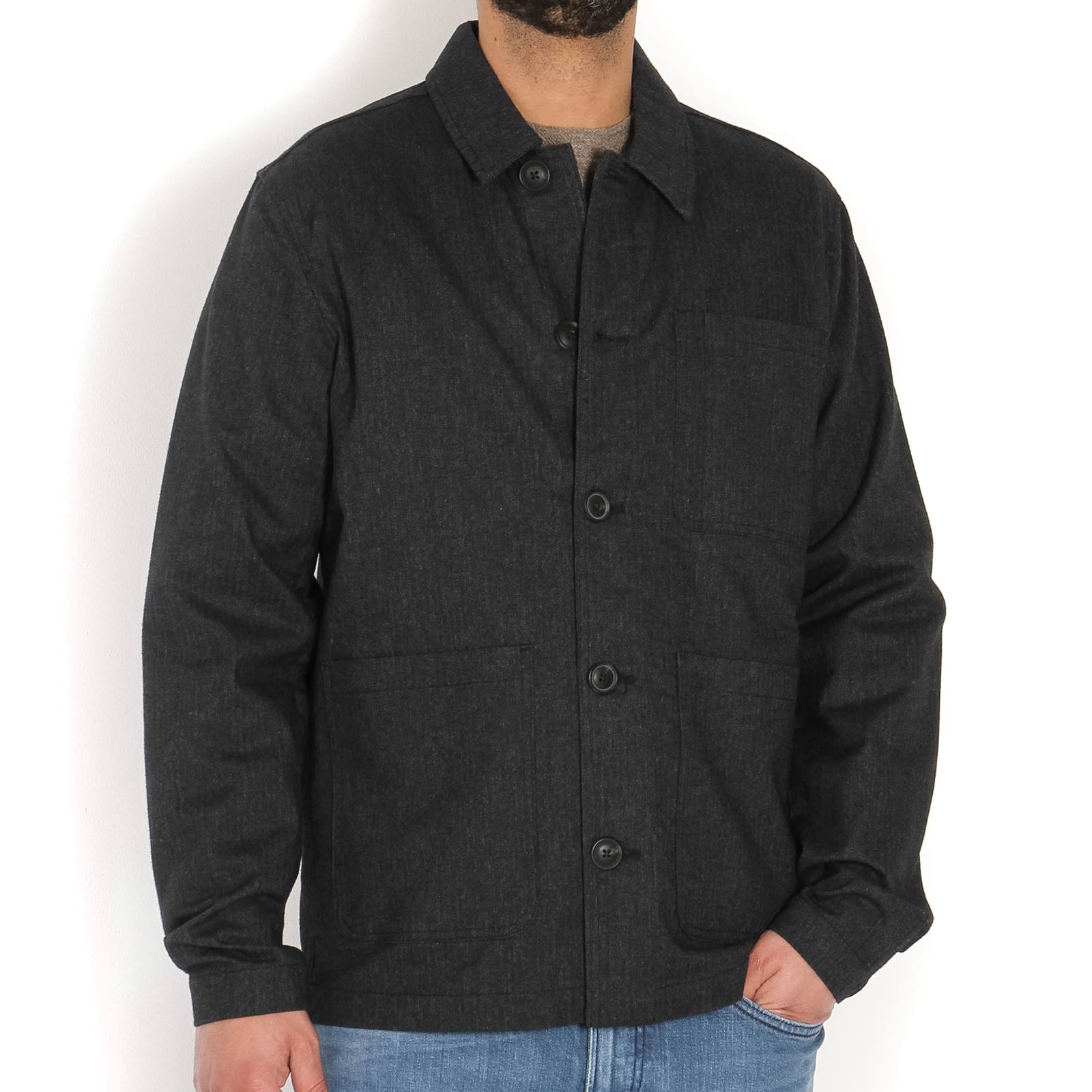 Milton ShirtJacket dark grey