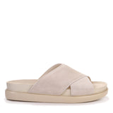 Erin 040 Suede Sandal off white