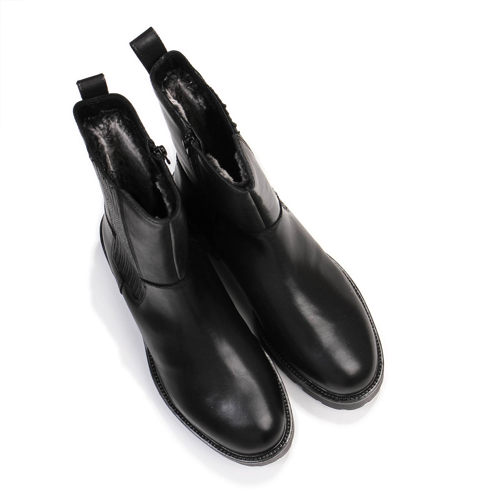 Kenova Zip Boot Fur Hi 5257 black | ZebraClub Berlin