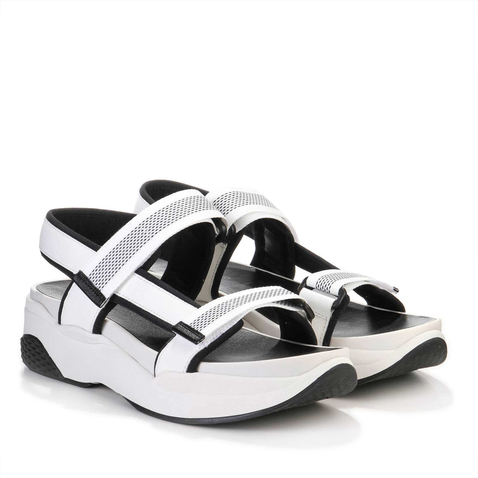 Lori Sandal white/black