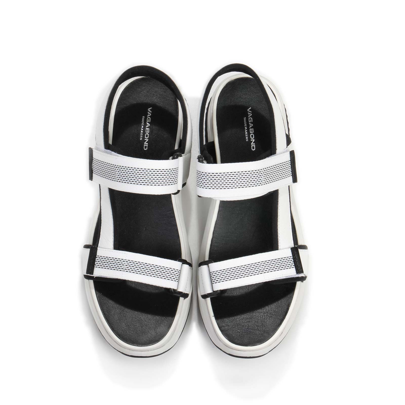 Lori Sandal white/black