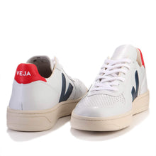 V10 W Leather extra white/nautico-pekin pierre