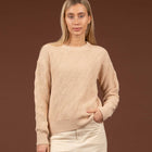 Adie Cotton Jumper sand