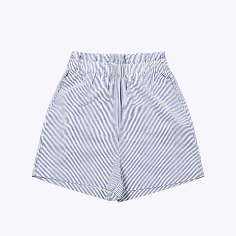 Ash Seersucker Shorts navy blue/white