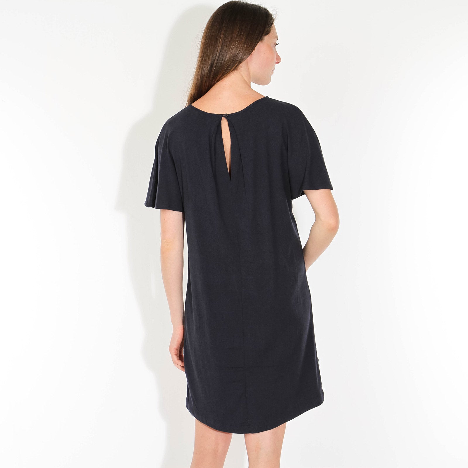 Byron Dress navy blue