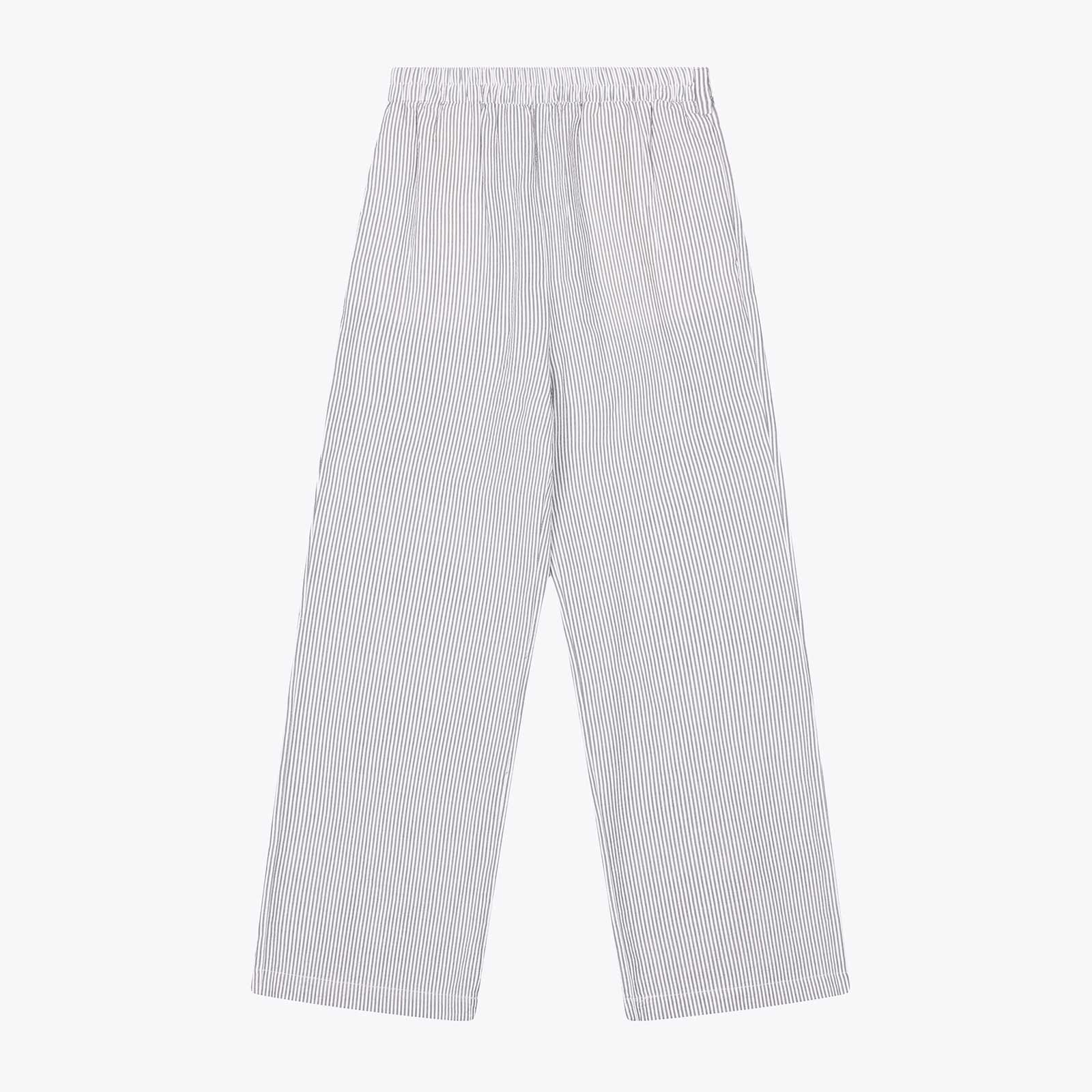 Frieda Seersucker Pants navy blue