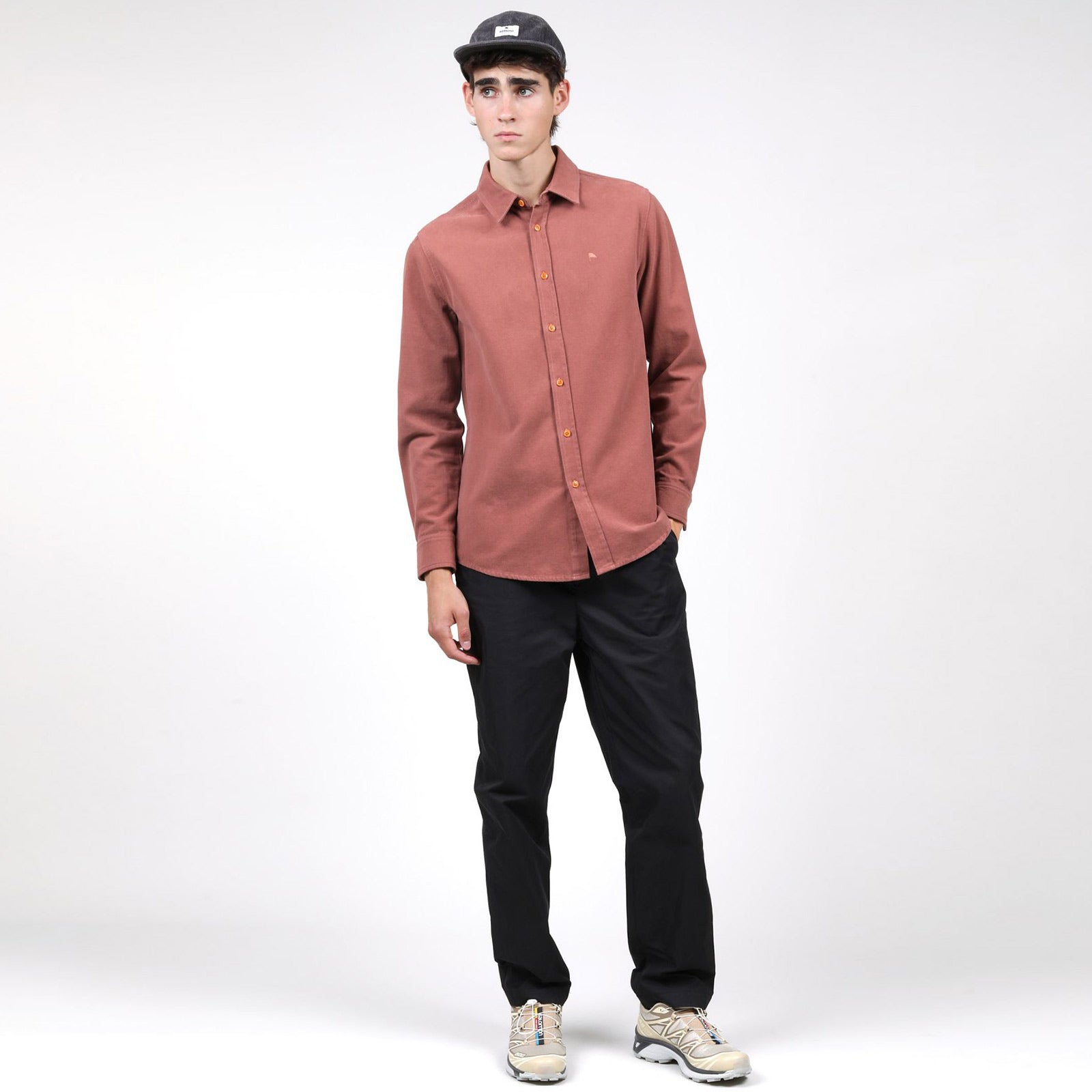 Hale Flannel Shirt faded red