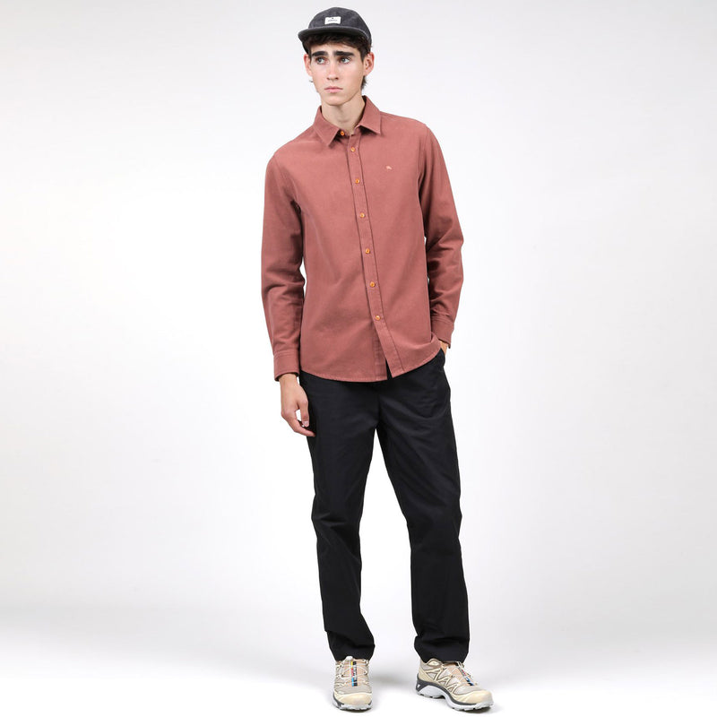 Hale Flannel Shirt faded red