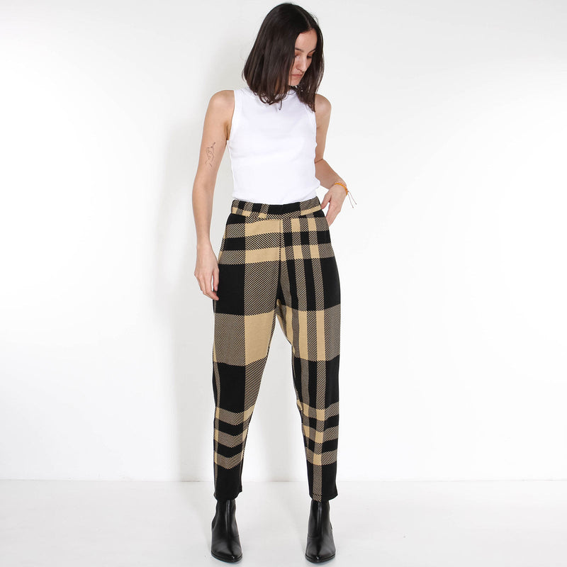 Sally Pants sand/black