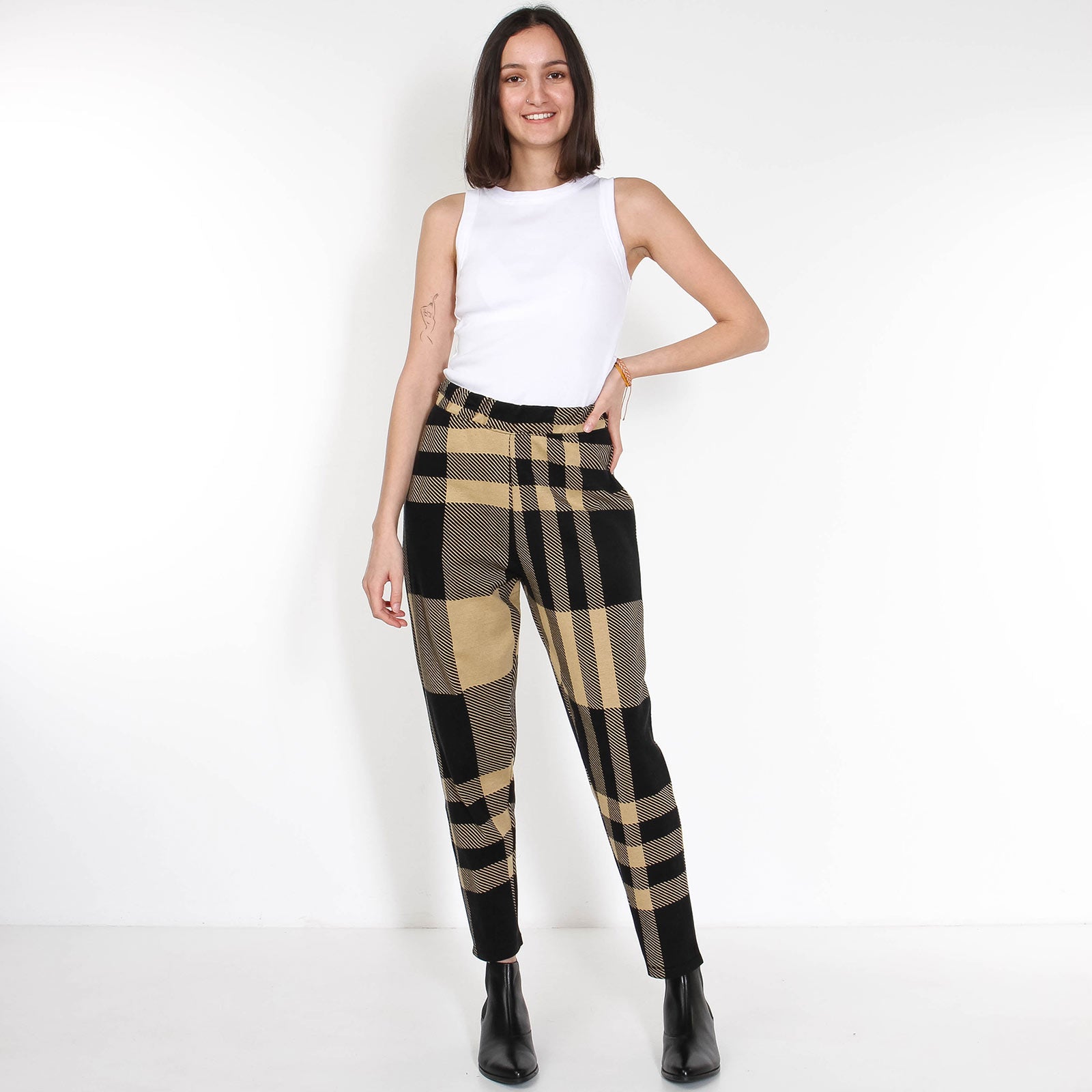 Sally Pants sand/black