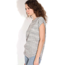 Bell Melange Top grey melange