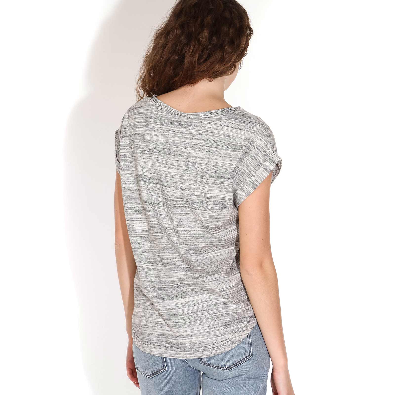 Bell Melange Top grey melange