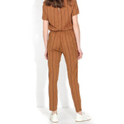 Milow Printed Trouser brown sugar-black