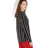 Roseberry Printed Top black/offwhite