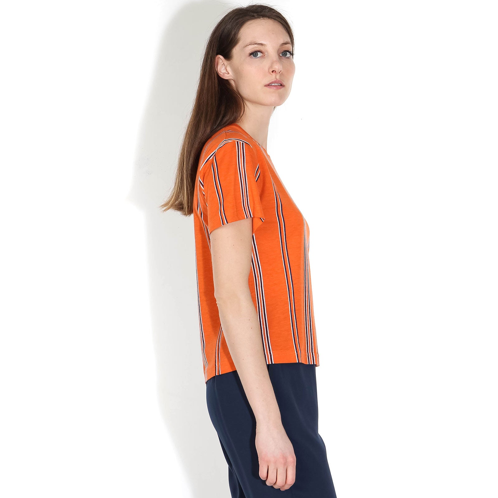 Teddy Printed Top rust-off white